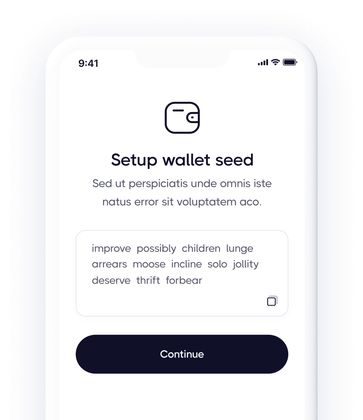 Set Up Wallet - Orcus Finance